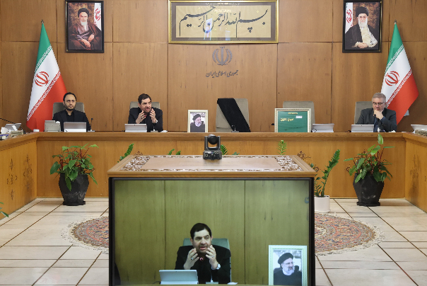 گزارش+تصویری+|+برگزاری++جلسه+فوق+العاده+هیات+دولت+به+ریاست+معاون+اول+رئیس+جمهور