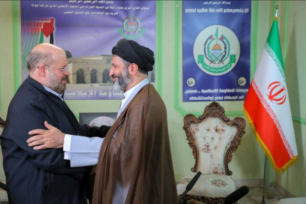 حضور+فرزندان+رهبر+انقلاب+در+دفتر+حماس+در+تهران