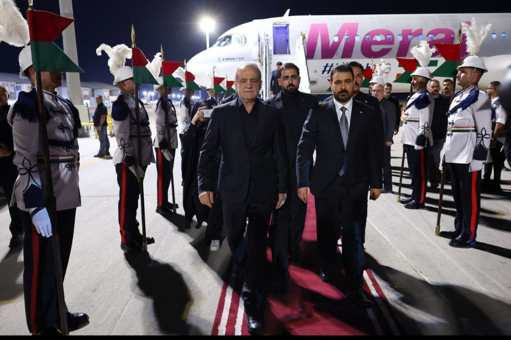 پزشکیان+الزیدی