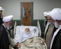 نمایندگان رهبر انقلاب از آیت‌الله نوری همدانی عیادت کردند