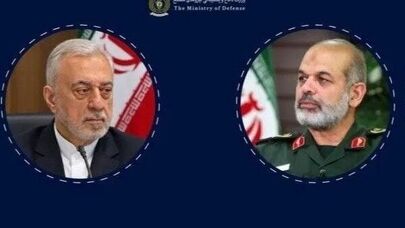 رایزنی مهرداد اخلاقی و سرلشکر احمد وحیدی درباره تقویت زنجیره تولید تسلیحات دفاعی