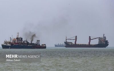 Oil tanker on fire after hitting mines in Hormuz: Iran Army