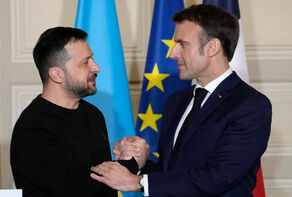 چرا مکرون و زلنسکی خصوصی دیدار می‌کنند؟