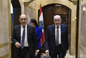 فرستاده مکرون با رئیس پارلمان لبنان دیدار کرد