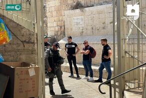 دستگیری جوانان فلسطینی در صحن مسجدالاقصی از سوی رژیم صهیونیستی