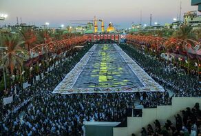 بالصور... أجواء بين الحرمين خلال أيام أربعين الامام الحسين (ع)