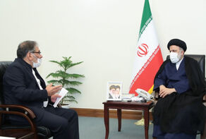 دیدار دبیر شورای عالی امنیت ملی با رئیس جمهور منتخب