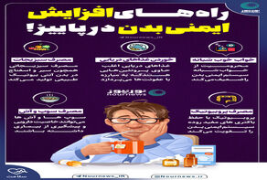 اینفوگرافی: راه‌های افزایش ایمنی بدن