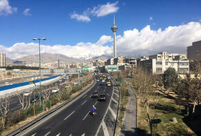 بارش پراکنده در تهران