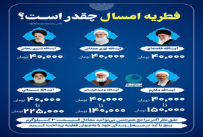 فطریه امسال چقدر است؟