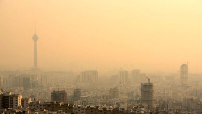 وزش باد شدید و خیزش گرد و خاک در تهران