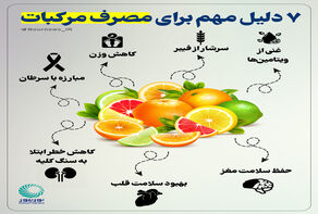 7 دلیل مهم برای مصرف مرکبات