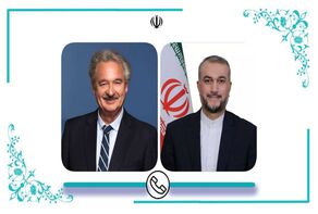 Iran and Luxembourg's FMs talk during a phone call