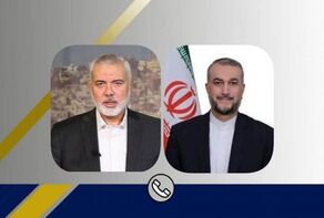 Iran's FM and Ismail Haniyeh discuss developments in Gaza