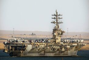 The US did not learn from the past; The aircraft carrier USS Dwight D. Eisenhower entered the Persian Gulf