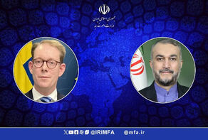Iranian, Swedish FMs urge increased diplomatic cooperation