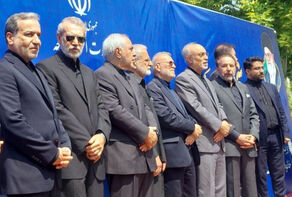 Funeral ceremony of martyr Amir-Abdollahian begins