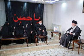 Leader meets martyred president’s family members