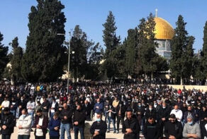 حضور 30 هزار نفر در نماز جمعه مسجد الاقصی