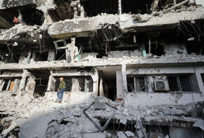 لحظة تدمير ميدان النجمة برفح على يد الكيان الصهيوني