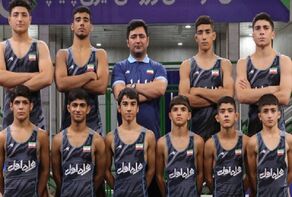 Победа юношеской сборной Ирана по борьбе на чемпионате Азии