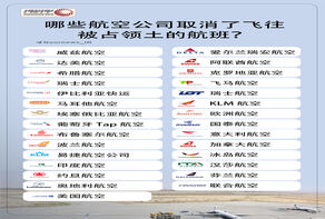 哪些航空公司取消了飞往被占领土的航班？