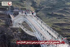 نورنما | نخستین پل ترکیبی کشور در سرعین اردبیل افتتاح شد +فیلم