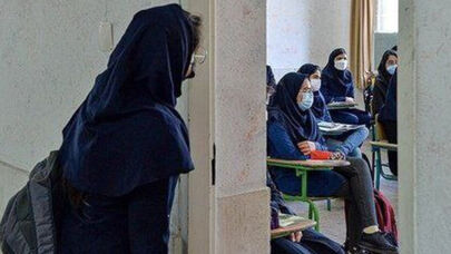Why do Iranian girl students drop out of school?