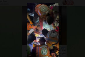 لحظة إنقاذ الطفلة 