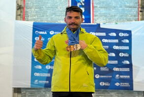 Iran’s Safdarian wins speed gold in Ice Climbing World Cup