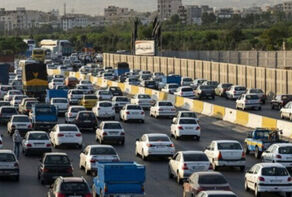ترافیک سنگین در آزادراه کرج-تهران