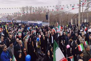 Millions in streets across Iran for Islamic Revolution anniversary marches