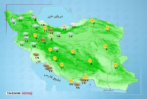 وضعیت آب و هوا امروز جمعه 24 بهمن ماه 1404 + وضعیت استان‌ها