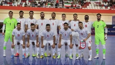 Iran futsal team rises to 4th, climbs one spot in FIFA rankings