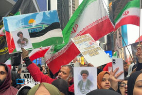 احياء يوم القدس العالمي في نيويورك واطلاق شعارات الدعم لايران وفلسطين