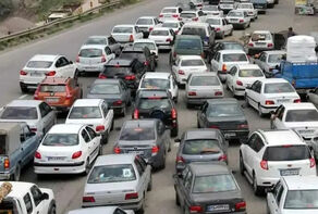 ترافیک در محورهای هراز و چالوس سنگین است