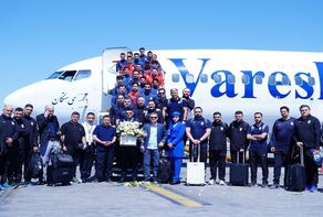 Iran’s national football team departs for Turkey