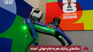 نورنما | سگ‌های رباتیک هم به جام جهانی آمدند