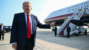 Pаскрыто бегство трусливого Трампа в грузовике для перевозки продуктов