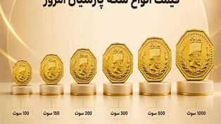قیمت سکه پارسیان امروز شنبه 21 شهریور + جدول قیمت از 50 سوت تا یک گرم