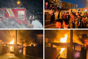 آتش‌سوزی یک خانه در سرپل‌ذهاب