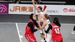 Iran’s women’s 3x3 basketball earn two wins at Nagoya