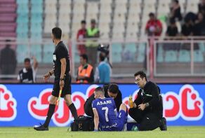 شوک به استقلال پیش از دیدار با الغرافه؛ یاسر آسانی مصدوم شد