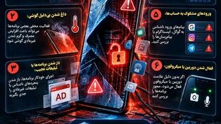 نوراینفو/چطور بفهمیم گوشی‌مان هک شده است؟ ۶ علامت هشداردهنده
