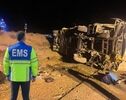 جزئیات واژگونی اتوبوس در جاده نیشابور ـ مشهد؛ 28 مجروح به مراکز درمانی منتقل شدند