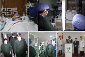 Visit of the Iranian ambassador and cultural advisor in Lebanon to the victem of the American terrorist operation