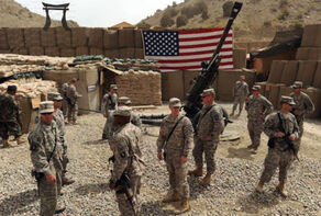 What is the US looking for by deployment of a military base 115 km from the Iranian border?