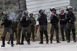 Zionist invasion east of occupied Jerusalem