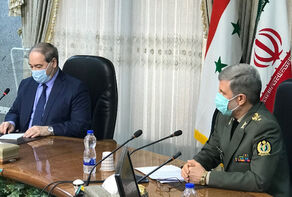 وزير الدفاع الايراني: عازمون على التعاون في إعادة اعمار سوريا