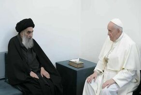 لقاء تاريخي يجمع البابا والسيد السيستاني في النجف الأشرف